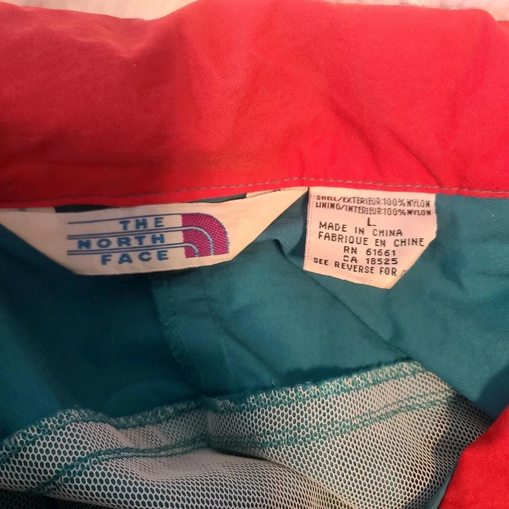 Vtg The North Face Red Label Colorblock Windbreaker Jacket L Gorpcore Streetwear
